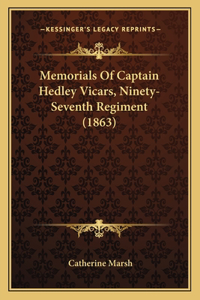 Memorials of Captain Hedley Vicars, Ninety-Seventh Regiment (1863)