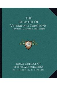 Register Of Veterinary Surgeons