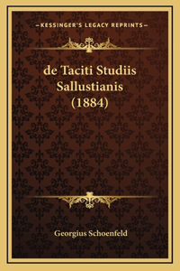 de Taciti Studiis Sallustianis (1884)