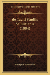 de Taciti Studiis Sallustianis (1884)