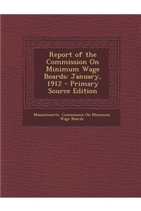 Report of the Commission on Minimum Wage Boards