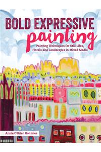 Bold Expressive Mixed Media Painting