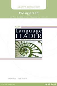 New Language Leader Pre-Intermediate MyEnglishLab Access Card Standalone