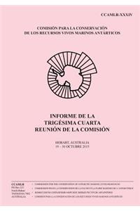Informe de la Trigésima cuarta reunión de la Comisión