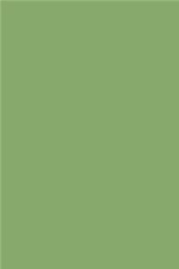 Journal Asparagus Green Color Simple Plain Green