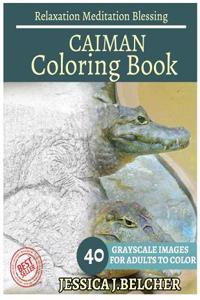 Caiman Coloring Book for Adults Relaxation Meditation Blessing