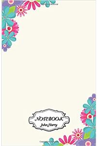 Notebook Journal Dot-grid Notebook Flower Corner