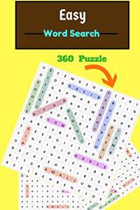 Easy Word Search Book