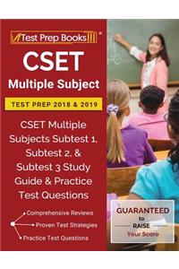 CSET Multiple Subject Test Prep 2018 & 2019