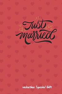 Just married The Couples Journal Special Gift