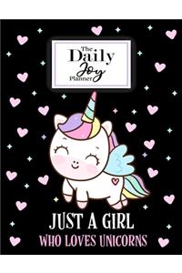 The Daily Joy Planner Just a Girl Who Loves Unicorns