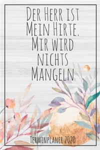 Der Herr ist mein Hirte - Terminplaner 2020