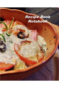 Recipe Book Notebook