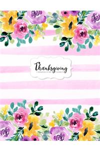 Thanksgiving Planner