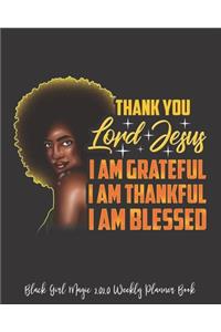 Black Girl Magic 2020 Weekly Planner Book