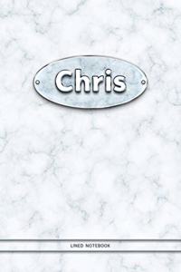 Chris - Lined Notebook