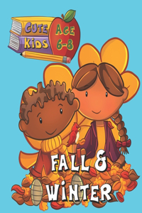 Cute Kids Fall and Winter