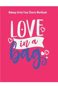 Love In A Bag - Makeup Artist Face Charts Workbook