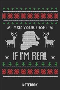 Ask Your Mom If I'm Real Notebook