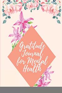 Gratitude Journal for Mental Health