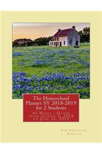 The Homeschool Planner SY 2018-2019 for 2 Students
