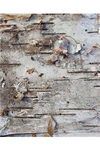Dry Birch Bark School Composition Book 130 Pages