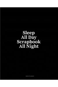 Sleep All Day Scrapbook All Night: Menu Planner