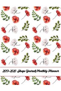 2019-2020 Shape Yourself Monthly Planner