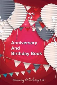 Anniversary and Birthday Book