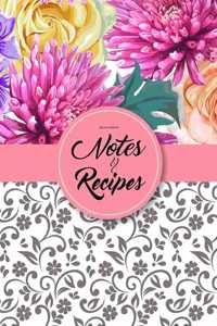 Blank Cookbook Notes & Recipes