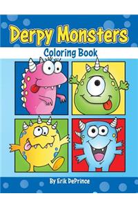 Derpy Monsters Coloring Book