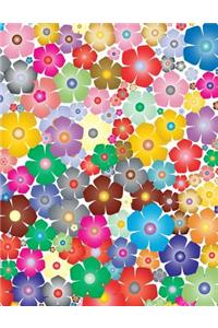 Colorful Flowers Notebook