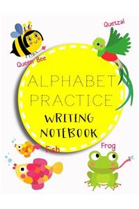 Alphabet Practice Writing Notebook
