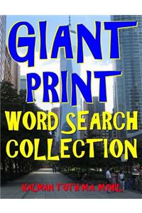 Giant Print Word Search Collection