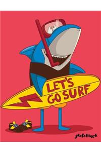 Let's Go Surf Sketchbook