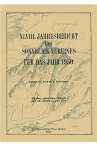 Jahresbericht des Sonnblick-Vereines für das Jahr 1950