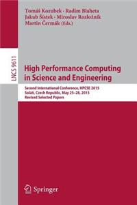 High Performance Computing in Science and Engineering