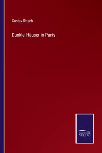 Dunkle Häuser in Paris