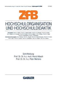 Hochschulorganisation Und Hochschuldidaktik