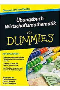 UEbungsbuch Wirtschaftsmathematik fur Dummies
