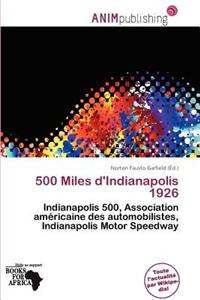 500 Miles D'Indianapolis 1926