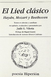 El Lied clasico: Haydn, Mozart y Beethoven (Poesia Hiperion) (German and Spanish Edition)