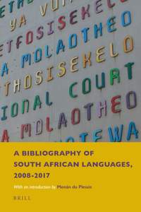 Bibliography of South African Languages, 2008-2017