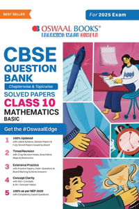 CBSE Question Bank Chapterwise and Topicwise SOLVED PAPERS_Class 10_Mathematics (Basic)_For Exam 2024-25