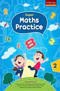Ratna Sagar Super Maths Practice 2 - Maths Practice Book For Class 2