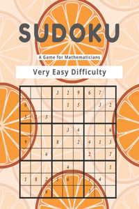 Sudoku A Game for Mathematicians Very Easy Difficulty