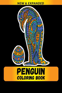 Penguin Coloring Book: Stress Relieving Designs for Adults Relaxation