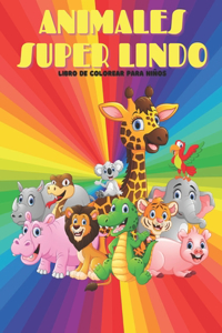 ANIMALES SUPER LINDO - Libro De Colorear Para Niños