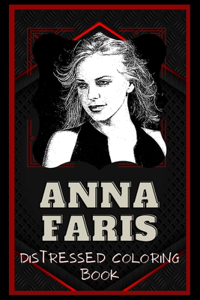 Anna Faris Distressed Coloring Book