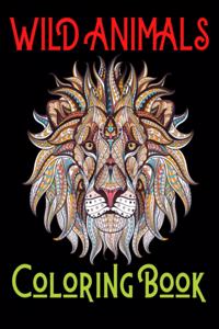 Wild Animals Coloring Book